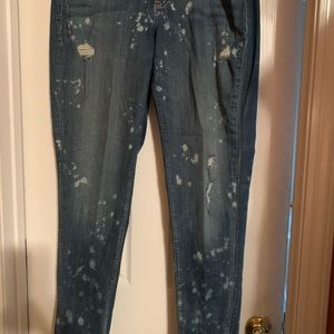 Lane Bryant Distressed Jeans Sz 16